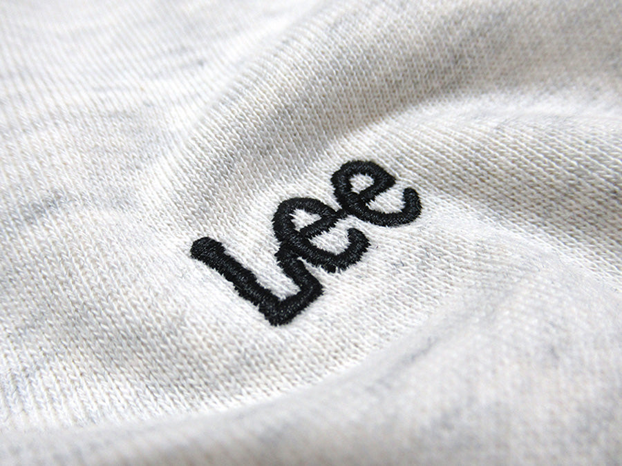 Lee リー スウェット トレーナー 裏毛 ワンポイント ロゴ 刺繍 ハーフジップ