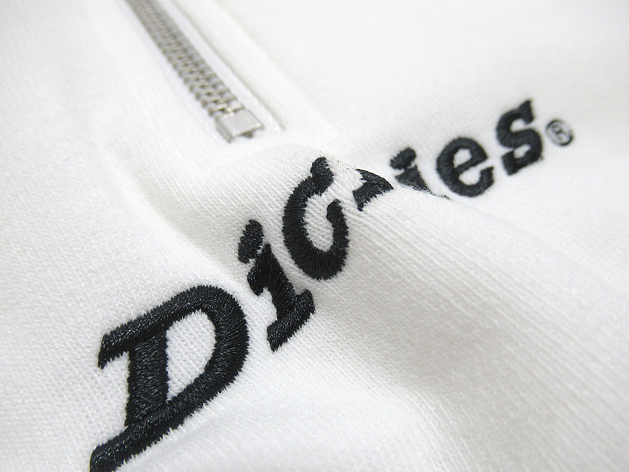 Dickies ディッキーズ スウェット トレーナー ハーフジップ 裏起毛 ロゴ 刺繍（0122280233）