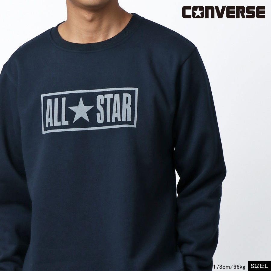 CONVERSE コンバース スウェット トレーナー メンズ 裏起毛 ロゴ プリント スエット カジュアル アメカジ（0122280289）