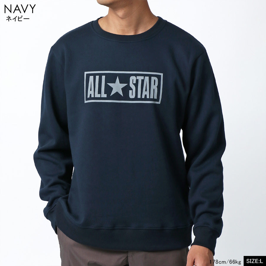 CONVERSE コンバース スウェット トレーナー メンズ 裏起毛 ロゴ プリント スエット カジュアル アメカジ（0122280289）