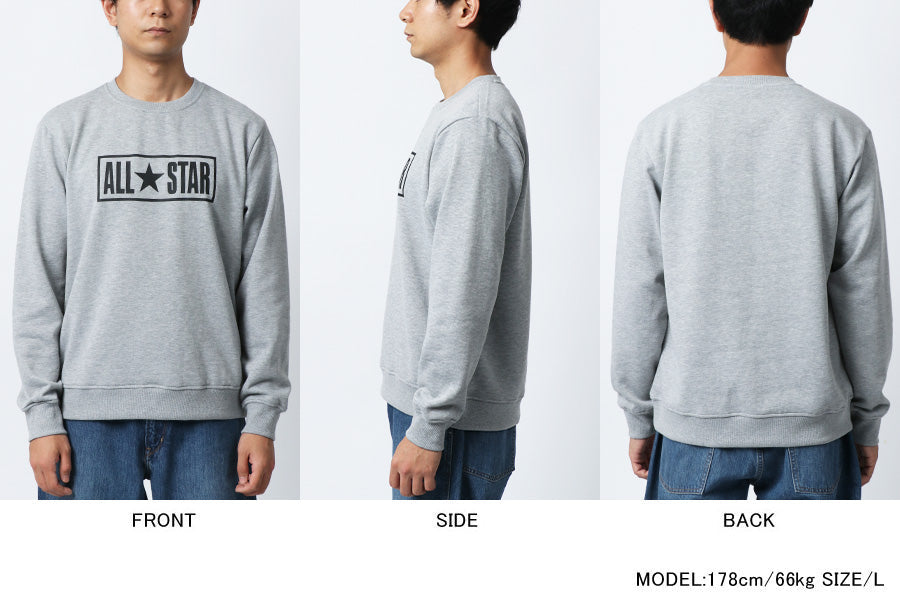 CONVERSE コンバース スウェット トレーナー メンズ 裏起毛 ロゴ プリント スエット カジュアル アメカジ（0122280289）