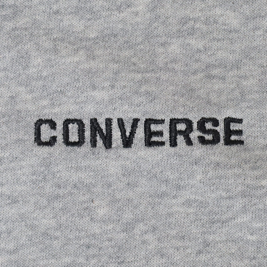 CONVERSE コンバース ワンポイント ロゴ 刺繍 裏毛 クルーネック スウェット トレーナー（0122280316）