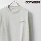 CONVERSE コンバース ワンポイント ロゴ 刺繍 裏毛 クルーネック スウェット トレーナー（0122280316）