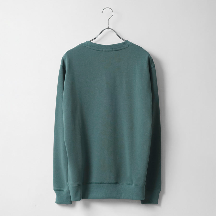 CONVERSE コンバース ワンポイント ロゴ 刺繍 裏毛 クルーネック スウェット トレーナー（0122280318）