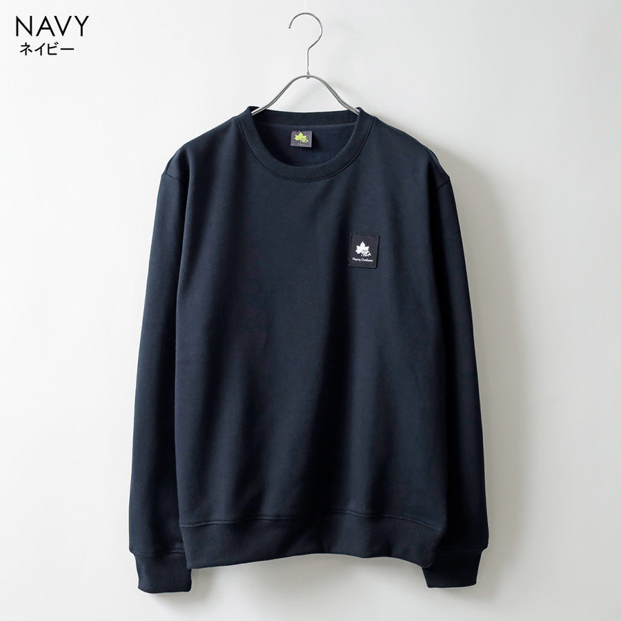 LOGOS Park 裏起毛 トレーナー メンズ レディース 冬 スウェット スウェットシャツ 暖 ワンポイント ロゴ 男女兼用 ユニセックス シンプル カジュアル（0122280323）