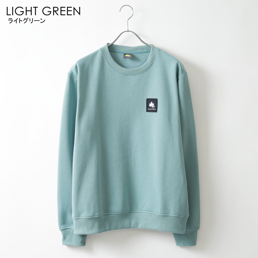 LOGOS Park 裏起毛 トレーナー メンズ レディース 冬 スウェット スウェットシャツ 暖 ワンポイント ロゴ 男女兼用 ユニセックス シンプル カジュアル（0122280323）