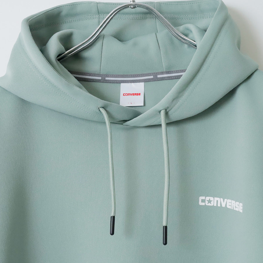 CONVERSE コンバース テックダンボール プルオーバー パーカー プルパーカー ワンポイント ロゴ メンズ レディース ユニセックス ペアルック（0132280175）