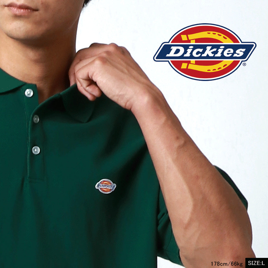 Dickies ディッキーズ 半袖 ポロシャツ 鹿の子 無地 ストリート アメカジ カジュアル（0142280173）