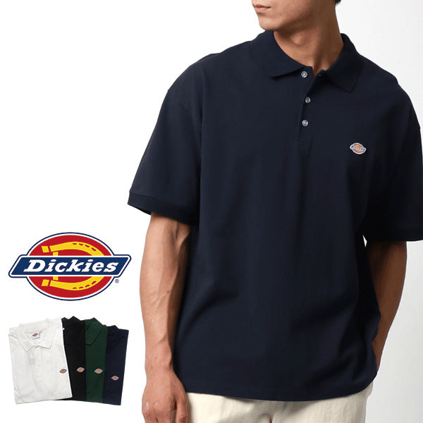 Dickies ディッキーズ 半袖 ポロシャツ 鹿の子 無地 ストリート アメカジ カジュアル（0142280173）