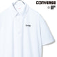 CONVERSE コンバース ポロシャツ 半袖 メンズ レディース ユニセックス ドライ ボタンダウン BD ブランド ロゴ プリント 吸水速乾 スポーツ オフィスカジュアル（0142280189）