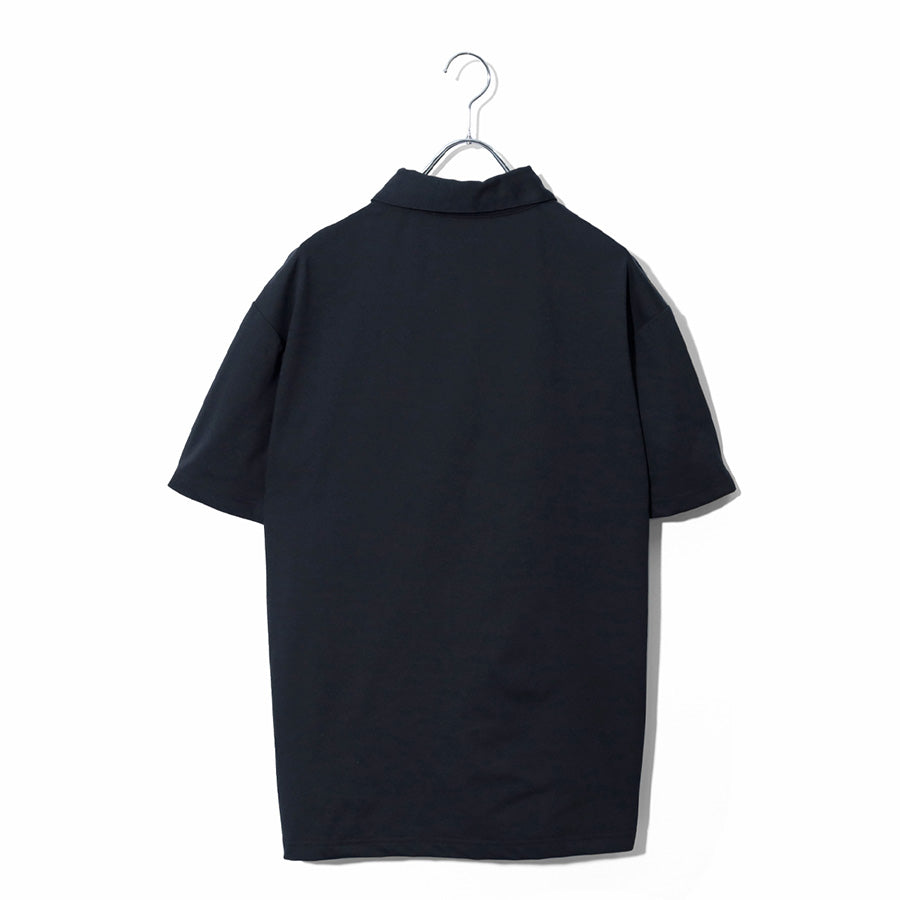 CONVERSE コンバース ポロシャツ 半袖 メンズ レディース ユニセックス ドライ ボタンダウン BD ブランド ロゴ プリント 吸水速乾 スポーツ オフィスカジュアル（0142280189）