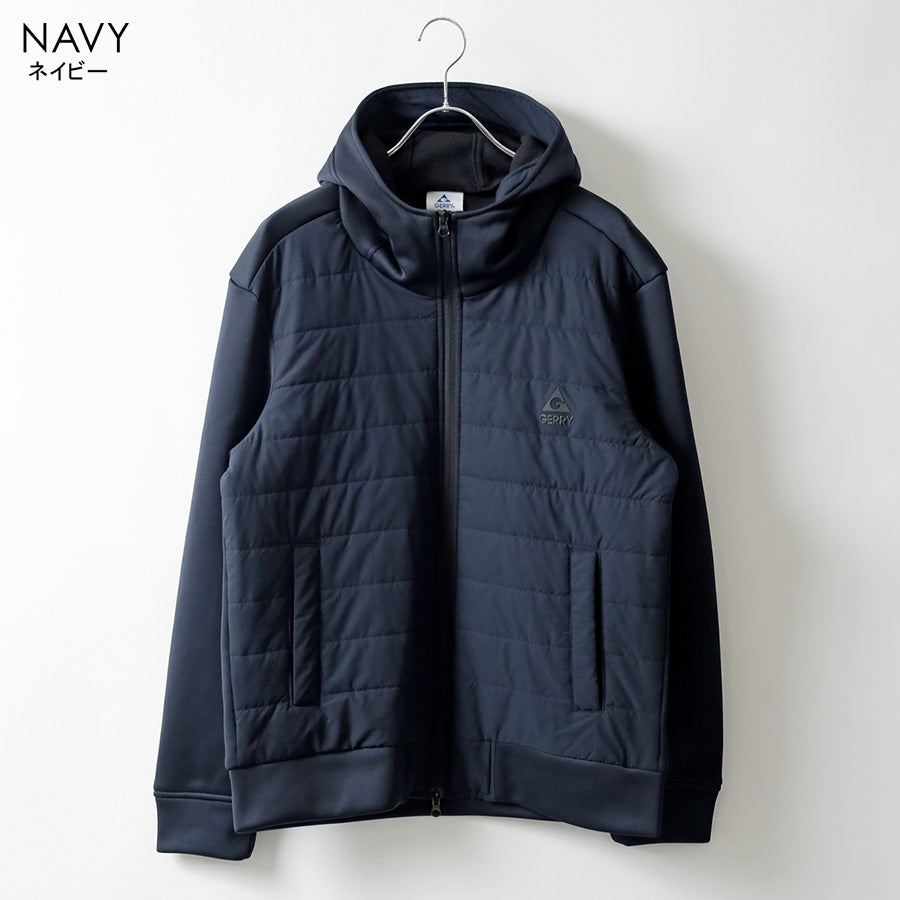 GERRY インサレーションジャケット メンズ レディース ストレッチ 中綿入り キルティング 防寒 軽量 裏起毛 UVカット（0171120002）