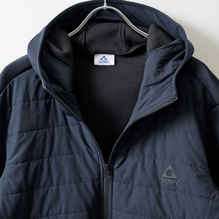 GERRY インサレーションジャケット メンズ レディース ストレッチ 中綿入り キルティング 防寒 軽量 裏起毛 UVカット（0171120002）