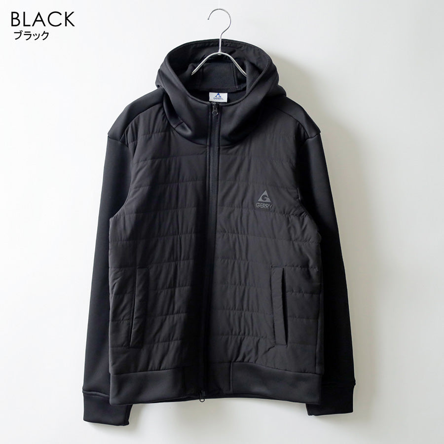 GERRY インサレーションジャケット メンズ レディース ストレッチ 中綿入り キルティング 防寒 軽量 裏起毛 UVカット（0171120002）
