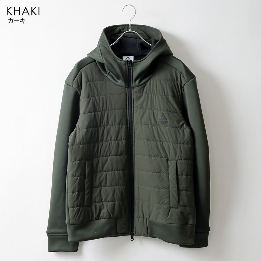 GERRY インサレーションジャケット メンズ レディース ストレッチ 中綿入り キルティング 防寒 軽量 裏起毛 UVカット（0171120002）