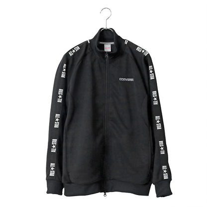 CONVERSE コンバース トラックジャケット 吸汗速乾 ロゴラインテープ ジャージ上 ジャージジャケット 運動 ジョギング ランニング スポーツ ペアルック メンズ レディース ユニセックス（0172280297）