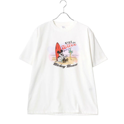 Disney ディズニー ミッキーマウス Tシャツ 半袖 メンズ レディース ユニセックス キャラクター 速乾性 Quick Dry（0112281236））