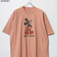 Disney ディズニー ミッキーマウス Tシャツ 半袖 メンズ レディース ユニセックス キャラクター ヴィンテージ調 プリント ラグラン 綿100％（0112281239）