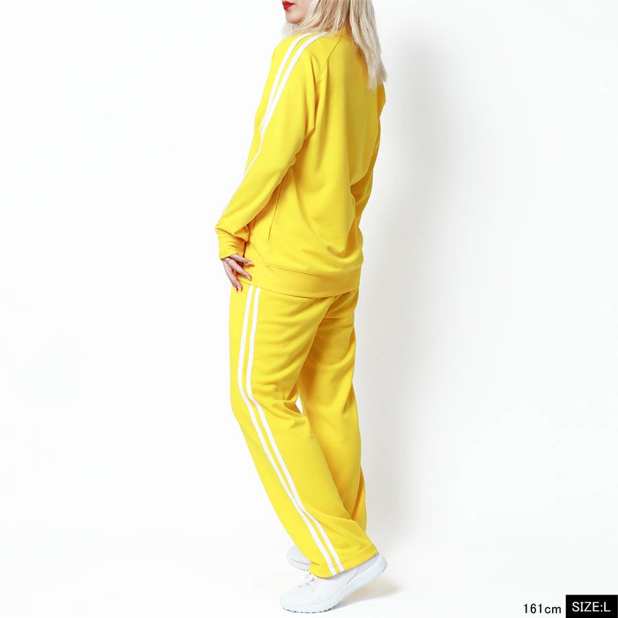 marukawa ジャージ 上下 レディース セットアップ かわいい ピンク 芋ジャージ 芸人ジャージ スポーツウェア トレーニングウェア ゆったり 人気 かわいい 可愛い コスプレ イベント 女子 女性（0369170006）