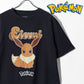 POKEMON ポケモン キャラクター プリント Tシャツ 半袖 メンズ レディース ユニセックス クルーネック 綿100 ピカチュウ ゲンガー メタモン イーブイ カビゴン ミミッキュ おしゃれ オシャレ（0117320153）