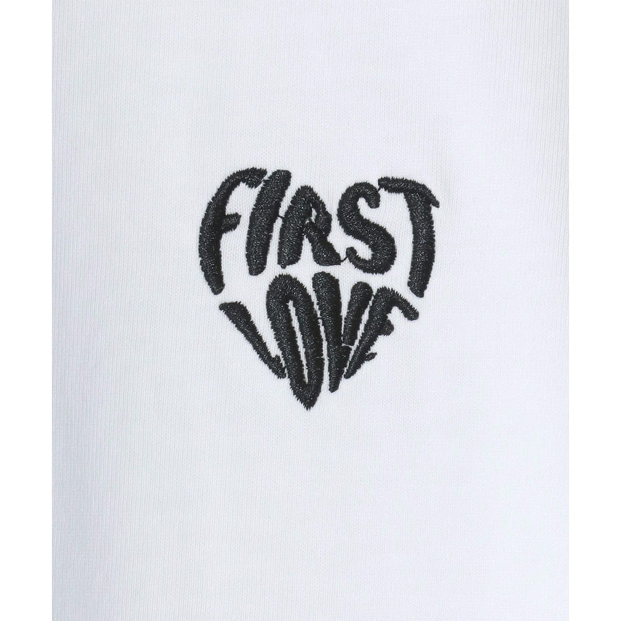 Lazar ラザル Tシャツ メンズ レディース ユニセックス 半袖 ロゴ ワンポイント 刺繍 ビッグシルエット オーバーサイズ ハート柄 カットソー（0115030058）