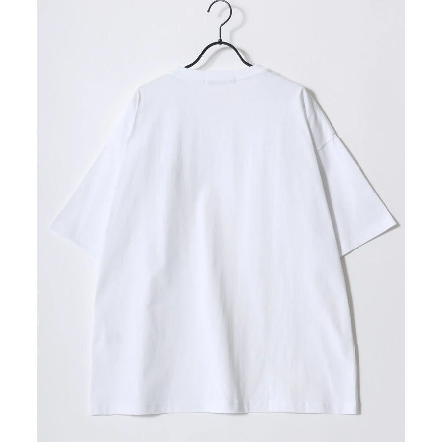 Lazar ラザル Tシャツ メンズ レディース ユニセックス 半袖 ビッグシルエット オーバーサイズ ロゴ ワンポイント 刺繍 アニマル柄 犬柄 猫柄 カットソー トップス（0115030059）