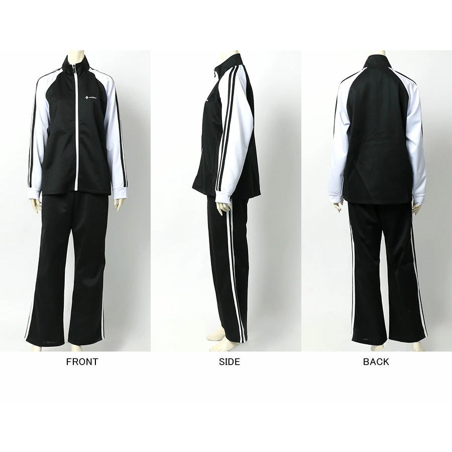 【大きいサイズ】soleildor ソレイルドール ジャージ 上下 レディース セットアップ 大きいサイズ スポーツウェア トレーニングウェア ブランド おしゃれ トップス パンツ 長袖 ゆったり（0362210002）