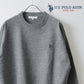 U.S. POLO ASSN. ユーエスポロアッスン ニット セーター メンズ レディース ユニセックス オーバーサイズ ハイゲージニット ブランド ロゴ ワンポイント刺繍 クルーネック（1137140001）
