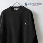 U.S. POLO ASSN. ユーエスポロアッスン ニット セーター メンズ レディース ユニセックス オーバーサイズ ハイゲージニット ブランド ロゴ ワンポイント刺繍 クルーネック（1137140001）