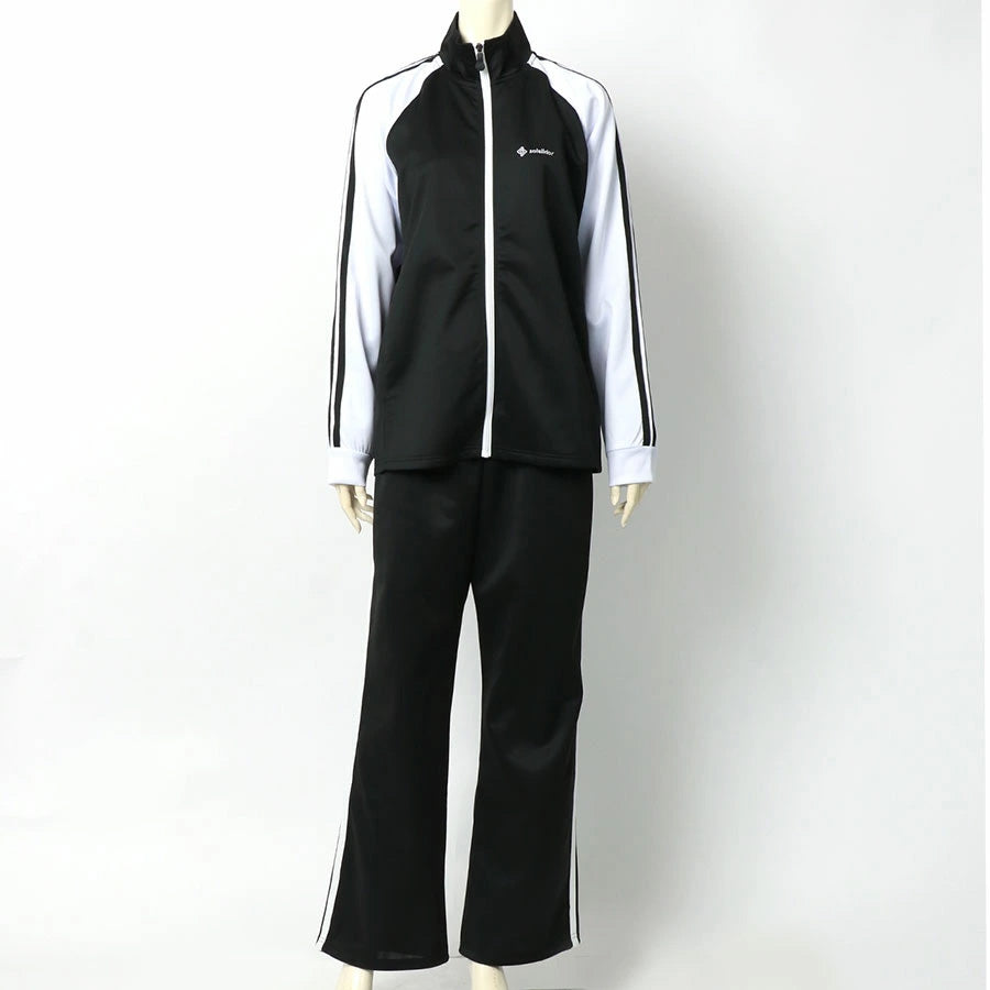 【大きいサイズ】soleildor ソレイルドール ジャージ 上下 レディース セットアップ 大きいサイズ スポーツウェア トレーニングウェア ブランド おしゃれ トップス パンツ 長袖 ゆったり（0362210002）