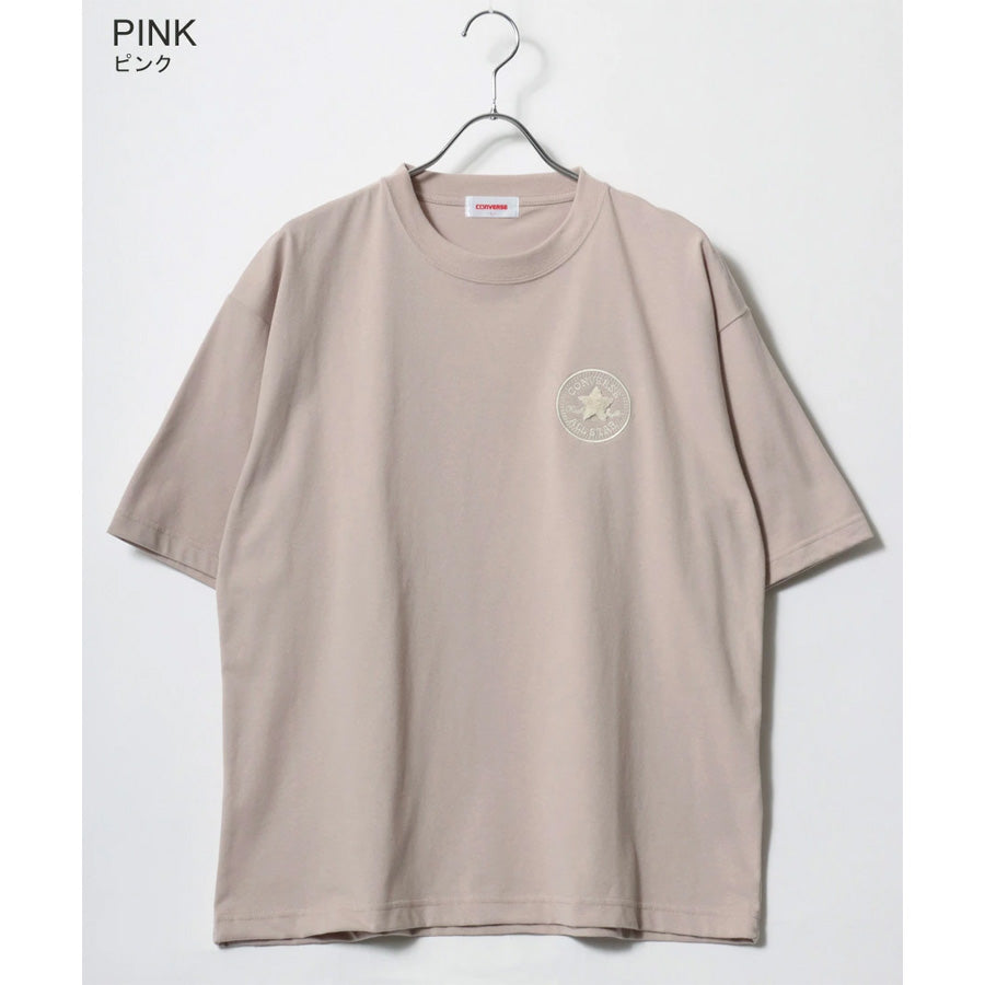 CONVERSE コンバース COOL MAX Tシャツ 半袖 メンズ レディース ユニセックス 吸水速乾 ワンポイント サガラ刺繍 トップス カットソー（0112281221）