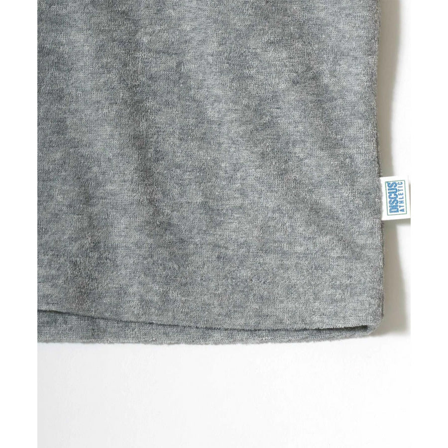 DISCUS ディスカス ルームウェア メンズ レディース ユニセックス ナイトウェア セットアップ パイル 無地 半袖Tシャツ＆ショートパンツ＆収納バッグ 3点セット パジャマ 部屋着（0162280055）