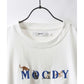 SITRY シトリー Tシャツ 半袖 メンズ レディース ユニセックス 綿100 別注 オーバーサイズ ビッグシルエット ワイドシルエット アニマル ゴースト ワンポイント刺繍 カットソー トップス（0115130027）
