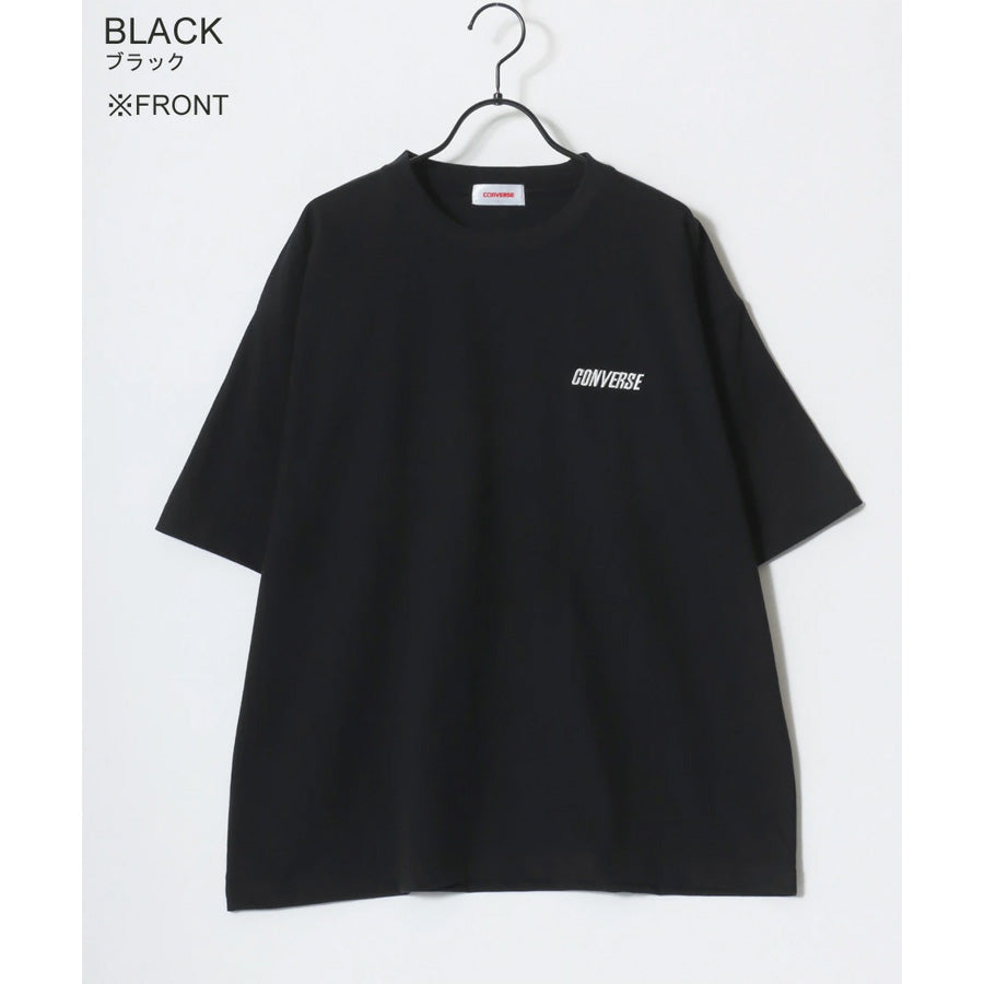 CONVERSE コンバース Tシャツ 半袖 メンズ レディース ユニセックス ブランド COOLMAX 吸水速乾 バックプリント ロゴ ワンポイント イージーケア ドライタッチ（0112281222）