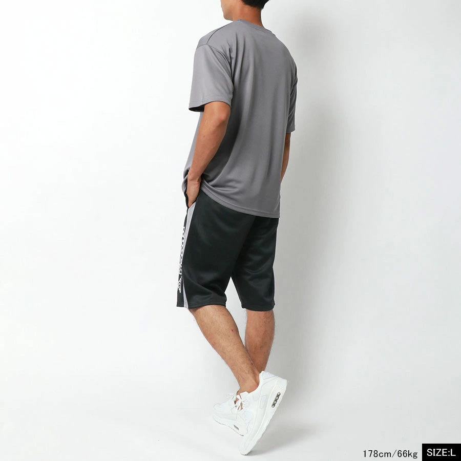 Kappa カッパ スポーツウェア 上下 メンズ 半袖 大きいサイズ ブランド ゆったり セットアップ ジムウェア ヨガウェア フィットネス エクササイズ ジョギング（0162520007）