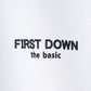 FIRST DOWN ファーストダウン Tシャツ 半袖 メンズ レディース ユニセックス マイクロメッシュ ワンポイント ブランド ロゴ クルーネック 吸水速乾 ドライ(0112000223)