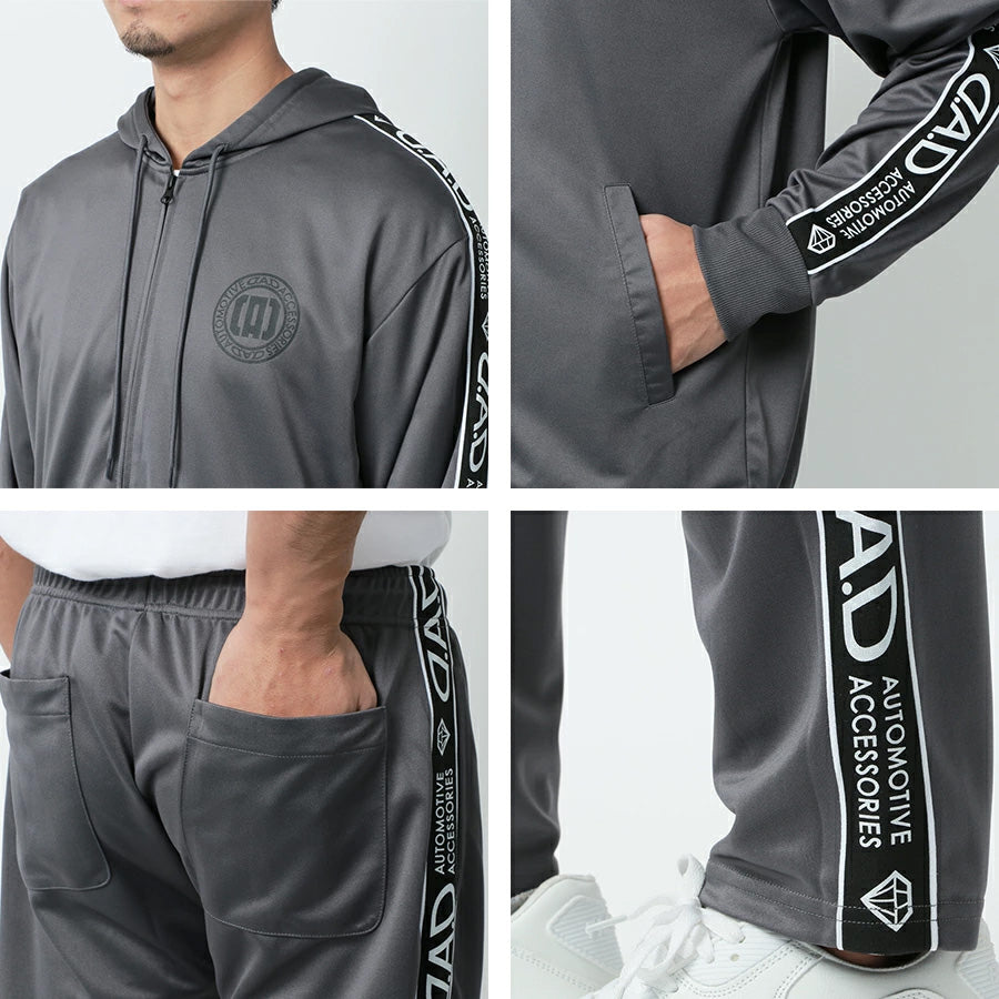 D.A.D デーアーデー セットアップ メンズ レディース ユニセックス ジャージ 上下 スポーツウェア トレーニングウェア ブランド おしゃれ トップス パンツ 長袖 大きいサイズ（0162520008）