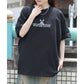 SITRY シトリー Tシャツ 半袖 メンズ レディース ユニセックス 綿100 別注 オーバーサイズ ビッグシルエット ワイドシルエット アニマル ワンポイント刺繍 ストリート カットソー トップス（0115130026）