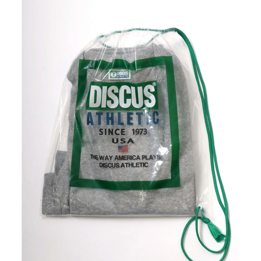 DISCUS ディスカス ルームウェア メンズ レディース ユニセックス ナイトウェア セットアップ パイル 無地 半袖Tシャツ＆ショートパンツ＆収納バッグ 3点セット パジャマ 部屋着（0162280055）