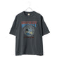 Disney ディズニー Tシャツ 半袖 メンズ レディース ユニセックス キャラクター 綿100％ 春夏 大きいサイズ ヴィンテージ風 プリント ティーシャツ ロック バンド ピグメント加工 ROCK（0112281249）