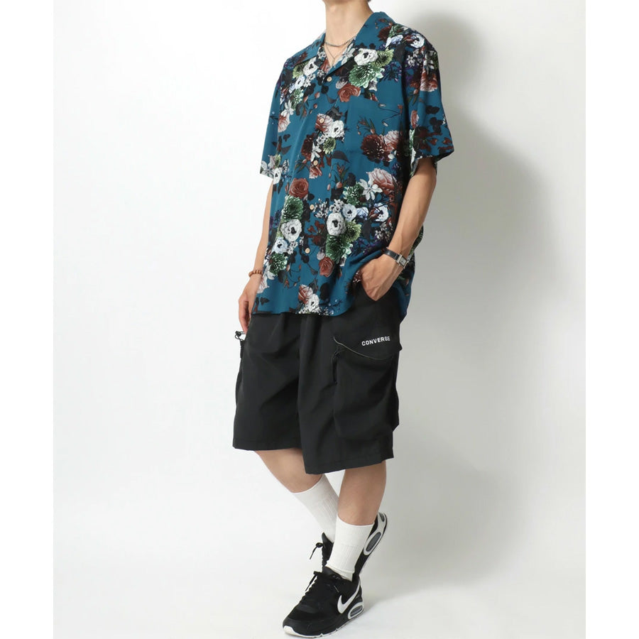 【大きいサイズ】marukawa アロハシャツ メンズ 大きいサイズ レーヨン 半袖 花柄 ハワイ シンプル アウトドア 夏服 夏用 涼しい 総柄 シャツ 柄シャツ ハワイアンシャツ 和柄 魚 派手 清涼 カジュアル アメカジ 沖縄 旅行（6842820064）