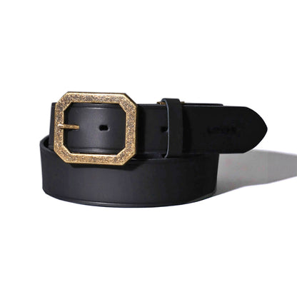 Levi's リーバイス 40mm 本革 ベルト メンズ アンティークゴールド スクエア型 バックルレザーベルト おしゃれ ブランド 革 本革 カジュアル ビジネス（7718990092）