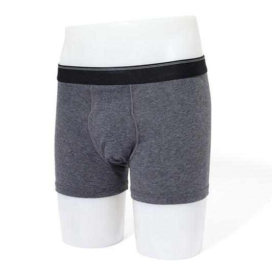 MORESCE モレスキュー ボクサーパンツ メンズ ボクサーブリーフ 前開き 1P 単品 頻尿 ちょい漏れ対策 立体サポーター付き 吸水速乾 メッシュ素材でサッと吸ってサッと乾く 抗菌防臭 細菌の増殖を抑制 防臭効果（7821690037）