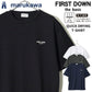 FIRST DOWN ファーストダウン Tシャツ 半袖 メンズ レディース ユニセックス マイクロメッシュ ワンポイント ブランド ロゴ クルーネック 吸水速乾 ドライ(0112000223)
