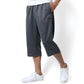 Kaepa ケイパ ハーフパンツ メンズ ジャージ 下 のみ パンツ おしゃれ 大きいサイズ ポリエステル100 ゆったり ストレート ストレッチ ひざ下 クロップド 速乾 ドライ UV対策 7分丈（5187140038）