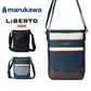 LiBERTO EDWIN リベルト エドウィン ショルダーバック デニム切り替え メンズ バッグ 鞄 カバン 斜めがけ 小さめ コンパクト シンプル（7728490109）