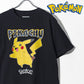 POKEMON ポケモン キャラクター プリント Tシャツ 半袖 メンズ レディース ユニセックス クルーネック 綿100 ピカチュウ ゲンガー メタモン イーブイ カビゴン ミミッキュ おしゃれ オシャレ（0117320153）