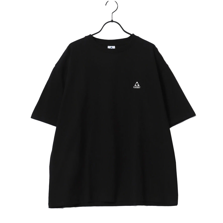 GERRY ジェリー Tシャツ 半袖 メンズ レディース ユニセックス 綿100% ブランド オーバーサイズ ビッグシルエット 大きいサイズ アウトドア バックプリント ロゴ ワンポイン刺繍（0112680019）