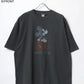 Disney ディズニー ミッキーマウス Tシャツ 半袖 メンズ レディース ユニセックス キャラクター ヴィンテージ調 プリント ラグラン 綿100％（0112281239）