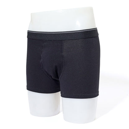 MORESCE モレスキュー ボクサーパンツ メンズ ボクサーブリーフ 前開き 1P 単品 頻尿 ちょい漏れ対策 立体サポーター付き 吸水速乾 メッシュ素材でサッと吸ってサッと乾く 抗菌防臭 細菌の増殖を抑制 防臭効果（7821690037）